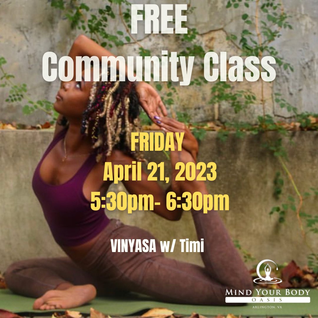 Community is the foundation of our oasis, we are grateful for you and want to give back by holding intentional space for you…