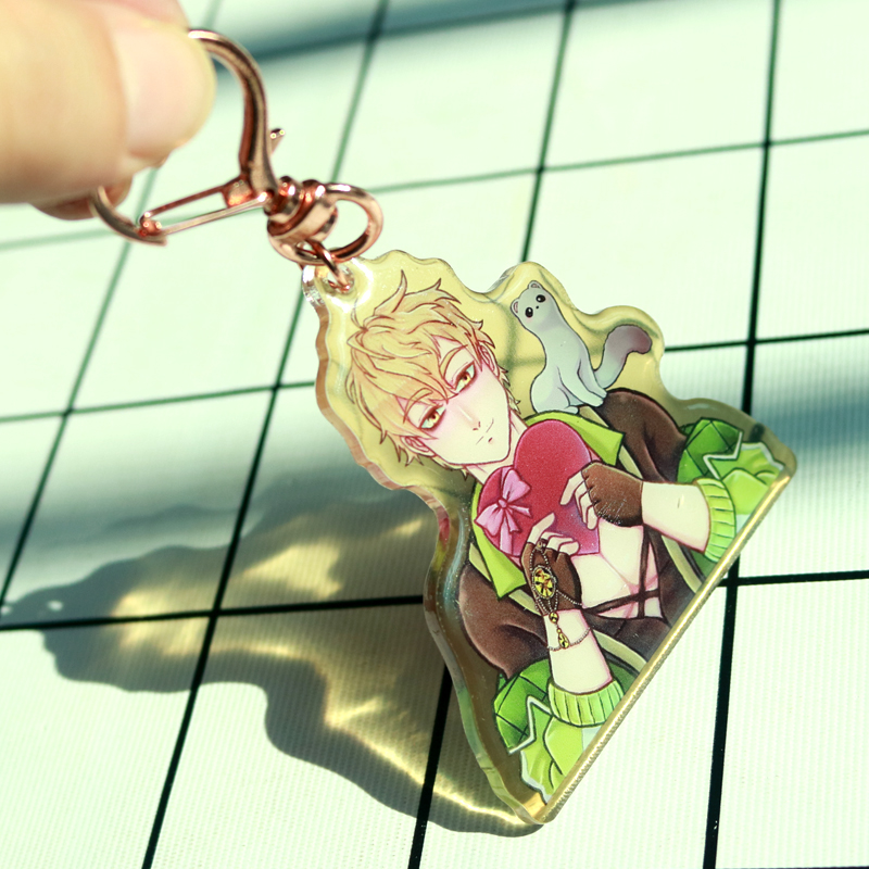 yang_gift's tweet image. Custom colored acrylic keychains #customchain #customcharm