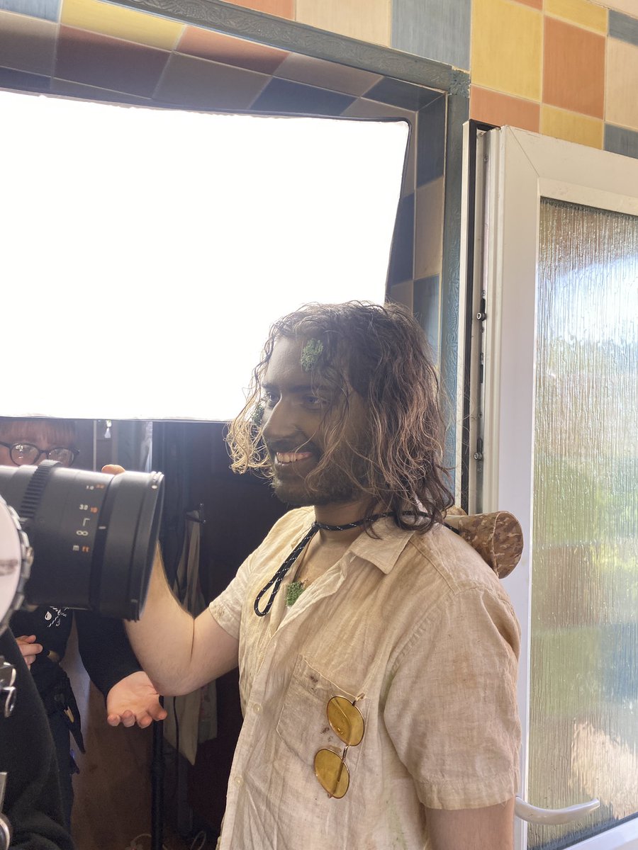 stewart_rome's tweet photo. Such fun today filming today on a fab comedy pilot, ‘Pondman’. You know it’s good when it’s tricky keeping a straight face…and working with the lovely @sallyvanderpump in person for the first time! #comedy #acting https://t.co/3dCgvEOcef