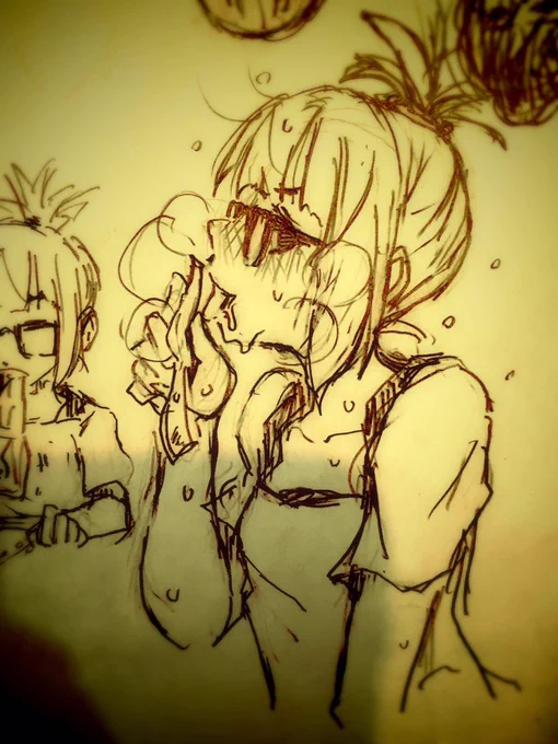 再掲。まじで今日暑いでやんの。 
