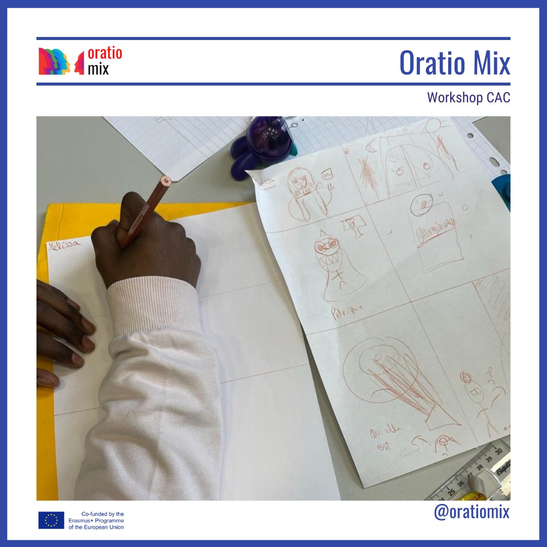Oratiomix's tweet photo. Yesterday, a CAC workshop took place at the Nelson Mandela secondary school as part of the @Oratiomix  project!
The students made a sound fiction, which will be broadcasted during an immersive exhibition also created by the students of the college next May! https://t.co/C6YCuBG5BI