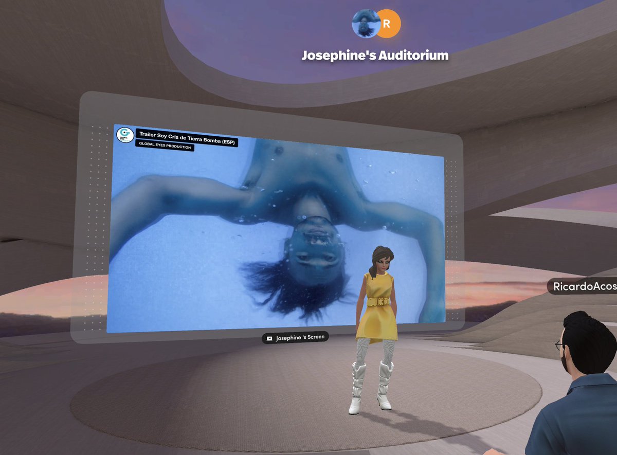 Josephine_LF_'s tweet image. ES HOY!!! TODAY IS THE DAY!!! ¡Lanzamiento de tráiler oficial de SOY CRIS DE TIERRA BOMBA en el metaverso Spatial! La prensa colombiana tiene sus avatares listos para estrenar🤩. Official trailer launch; Colombian press has their avatars ready. ¡Vamos! #soycrisfilm #befreeandfly