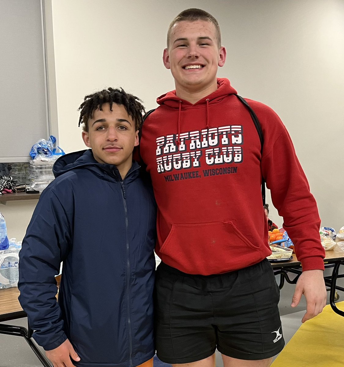 PatriotsRugby's tweet photo. Congratulations to last night’s Men of the Match, Irie Jackson from Oregon Rugby and @BradeyPrzeracki from Patriots Rugby. @WhitnallAthleti @WhitnallSchools https://t.co/Jfivh4u5iy
