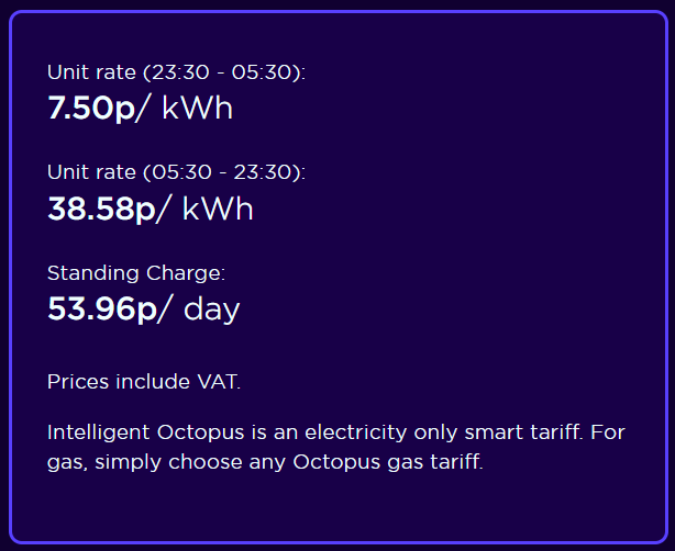 EV Man UK (@evmanuk) on Twitter photo Yippee!
Rate changes for Octopus Go/Intelligent.
<a href="/OctopusEnergy/">Octopus Energy</a> #octopusgo #octopusintelligent Yippee!
Rate changes for Octopus Go/Intelligent.
<a href="/OctopusEnergy/">Octopus Energy</a> #octopusgo #octopusintelligent