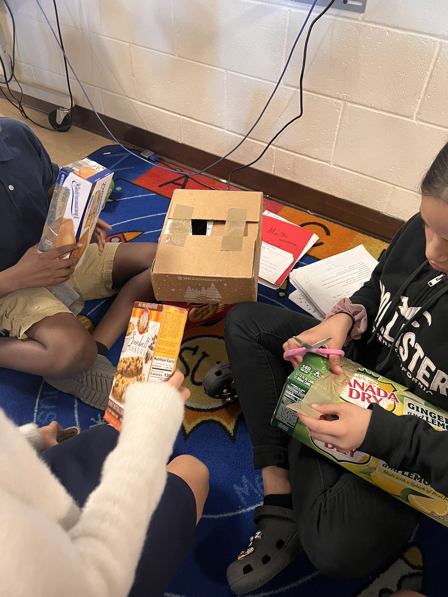 MrsDelgado5th's tweet photo. Our Volume Zoo is starting to take shape! Final body coverings will be next. Then we will calculate the volume of the combined prisms! ๐ฎ๐ท๐ข๐ฆ#MathRocks #VolumeZoo @TurnerBartelsK8 https://t.co/0Bm41FfBLp