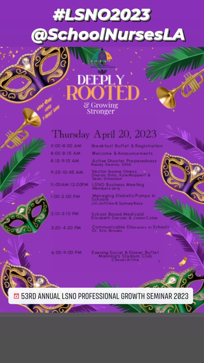 Louisiana School Nurse Organization tweet media