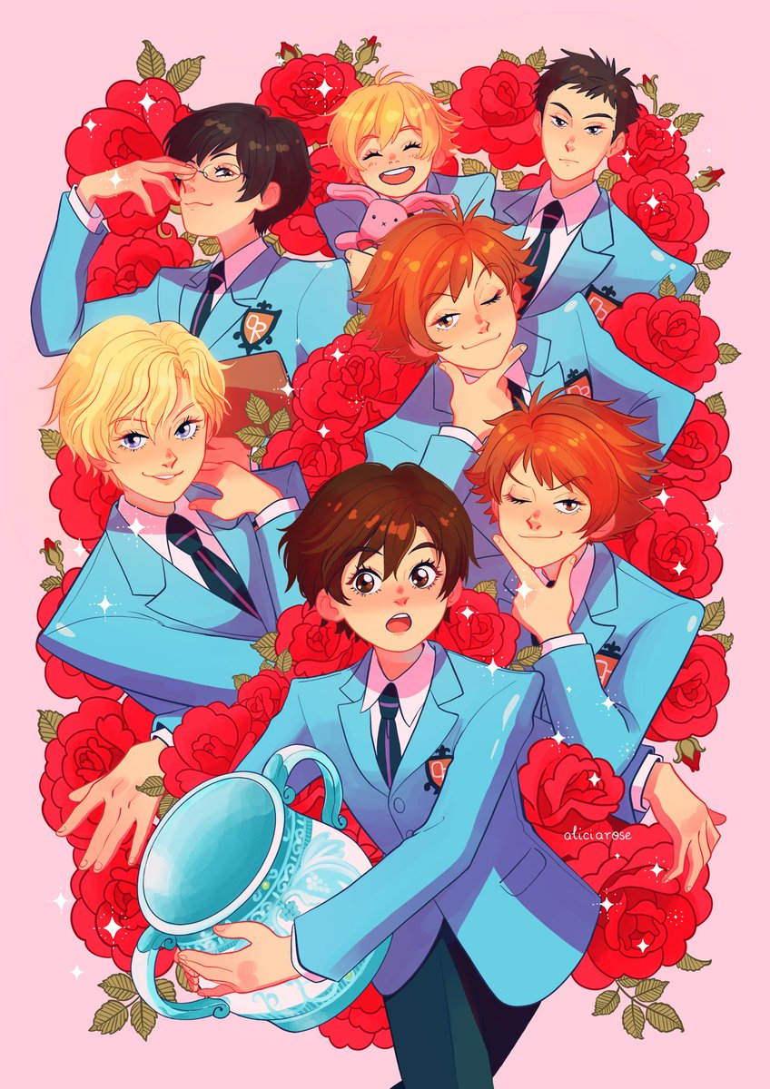 aliciarose_art's tweet image. Haruhi don&apos;t break that vase!