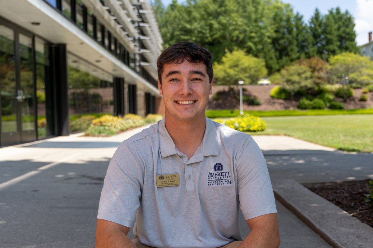Meet Averett Presidential Ambassador Daniel Cancro from Kernersville, N.C. Daniel is majoring in psychology with a concentration in integrative health, biological psychology, counseling and clinical psychology. #AverettFamily #AllAverett