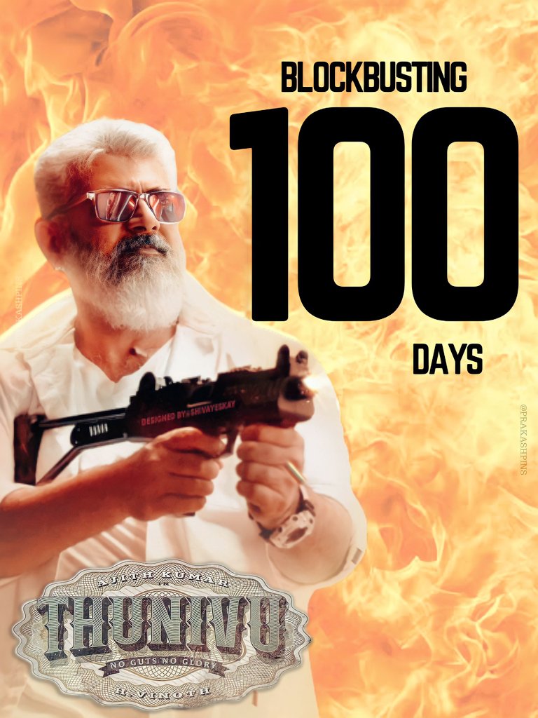 rameshlaus's tweet photo. #100DOfPongalWinnerTHUNIVU 

- Critically Acclaimed..

- Box office Blockbuster WW..

- Message well-received..

- Post-OTT, Global audience appreciation..

- #AK 's Highest Grosser in Most Countries.. https://t.co/ow3sGMaHiC