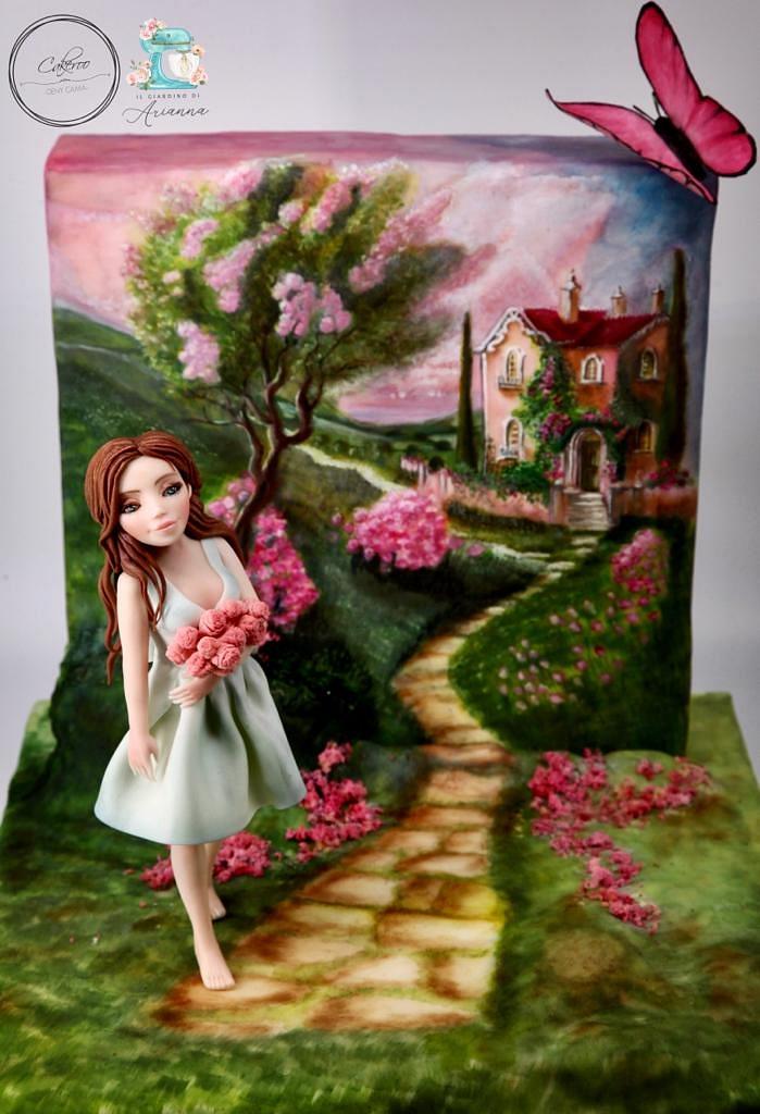 CakesDecor's tweet photo. “Sogno di primavera “ di Cakeroo e il giardino di Arianna by Denise
https://t.co/E0aMV0BoS7
#cakeart #sugarpaste #handpaintedcake #cakemodel https://t.co/d495yn6Obq