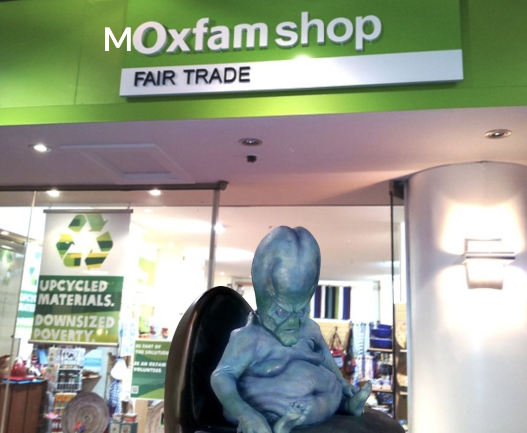 ChallingerAron's tweet photo. @OgronThe There are worse charity shops that the Emperor could have stationed Davros at! https://t.co/V0OxYZ2Im5