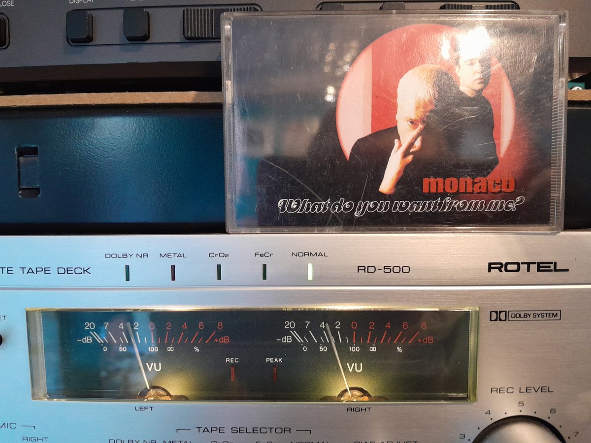 hollow_wall's tweet photo. Back to 1997 with this Peter Hook project Monaco What do you want from me #NowPlaying https://t.co/4anvNFBGwJ