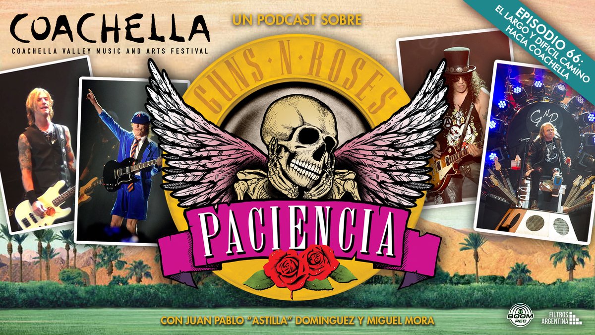 pacienciapodgnr's tweet photo. Volvimos!
Nuevo episodio ya disponible acerca de cómo se cocinó la reunión más esperada y el histórico show de Coachella
Spoty:
https://t.co/N627T1ivER
YouTube
https://t.co/abUqOCGP3s
#GunsNRoses #Coachella #GNRReunion #angusyoung https://t.co/hCeAEQqgZn