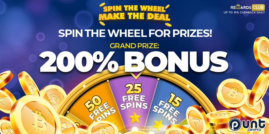 PuntOfficial's tweet photo. Everyone’s a winner with SPIN THE WHEEL, MAKE THE DEAL 🤑 A Grand Prize of a 200% bonus is waiting to be won! Don’t miss out 👉 https://t.co/qHRvNQP6Ya

#thursdayvibes #CryptoTwitter #bitcoin #win
