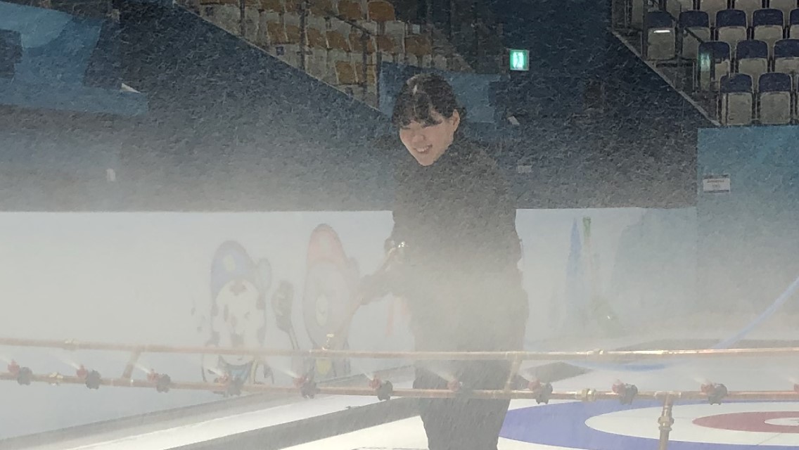The #WSCC2023 &amp; #WMDCC2023 have begun in Gangneung, Korea.  Best of luck to all teams competing! The ice crew has been working hard to bring the ice to life using #JetIce paints and Easy-In Textile logos.  Thanks to <a href="/mcsharky1/">Mark Callan</a> &amp; his ice crew for their hard work! #WeBringIceToLife