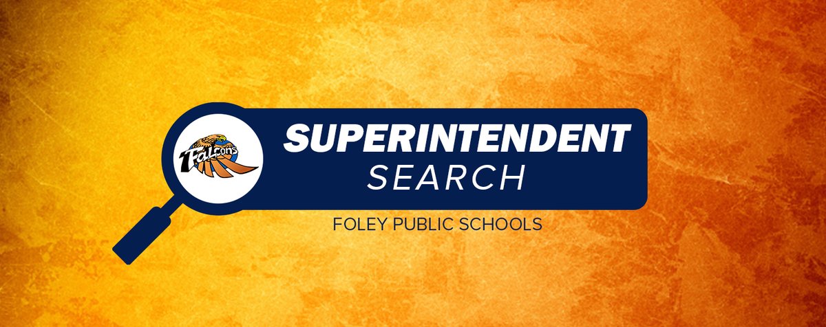 TheFoleyFalcon's tweet photo. The Foley School Board has selected 5 semifinalists to interview for the school district's superintendent vacancy. Interviews are scheduled beginning at 8:30 am April 27th, 2023. All interviews are open to the public. More information here: https://t.co/BNzqoGAwoM https://t.co/KV3hZEsHU1