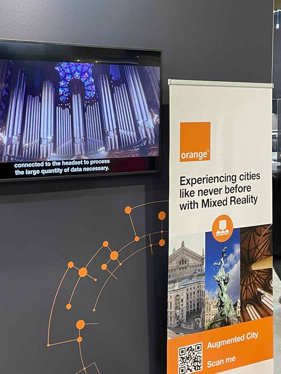 XavierPichonOBE's tweet photo. I am glad to see #OrangeBelgium presenting several #5G cases at #Municipalia today. Through the #VR case of “Eternelle Notre Dame” and the one of Augmented Workers for example, we can showcase the true potential of 5G and its applications towards society #OrangeAdvancedTech https://t.co/obmWJoCGKC