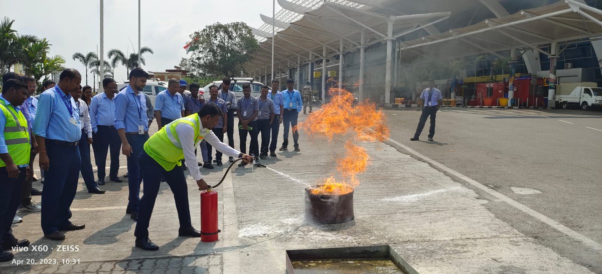 Goa Airport on Twitter ""Fire prevention is everybody's job". As part