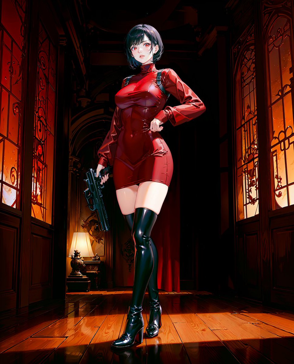 Anatylle's tweet photo. My entry for #ResidentEvilAiChallenge by @nsfw_ai_artist 
Thanks for the invite!

#AIイラスト #AiArt #stablediffusion #aiwaifus #ResidentEvil https://t.co/lXPnFYrDdQ