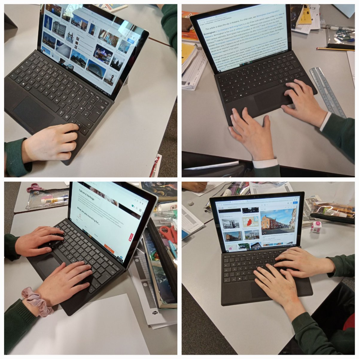 MrHaighsClass's tweet photo. During our Geography lesson this afternoon, we are researching tourism in Birmingham, UK and Birmingham, USA. https://t.co/XqhoSVR3Jk