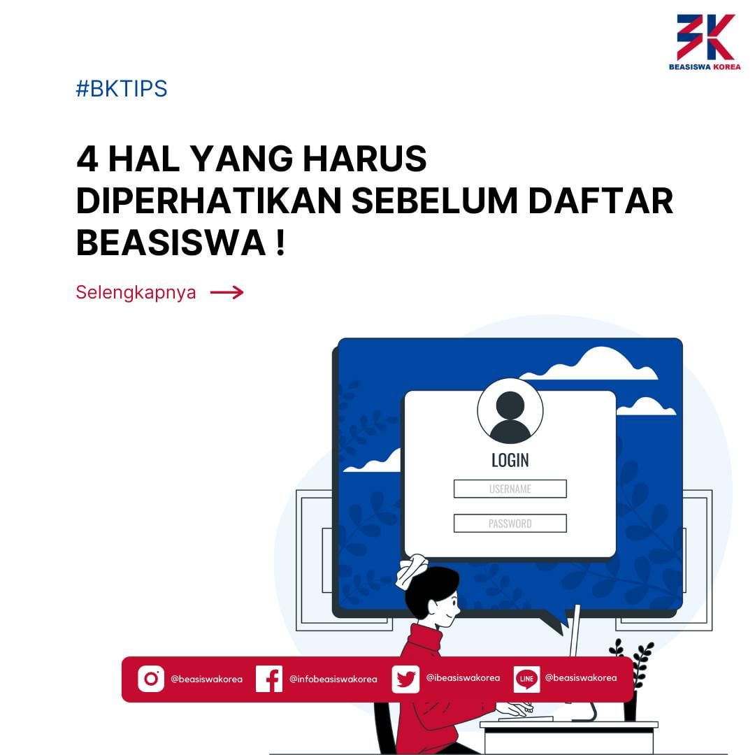 ibeasiswakorea's tweet photo. Hai, Sahabat Beasiswa Korea

Ada 4 hal yang harus kamu prrhatikan sebelum mendaftar beasiswa. Apa aja tuh ??

#BKTIPS https://t.co/JavB9Sxj7h