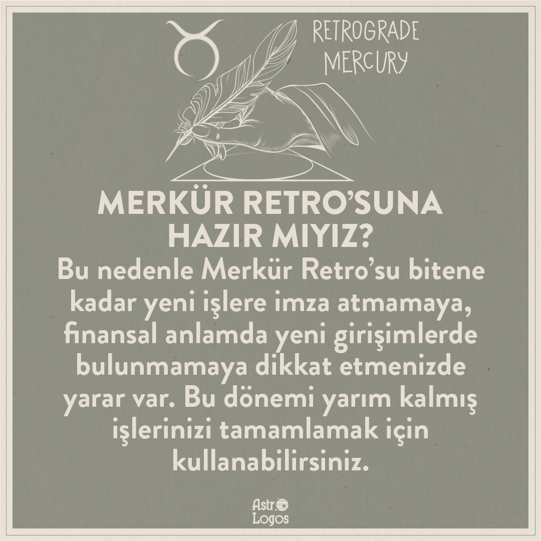 astrologostr's tweet photo. ✨ Merkür Retro’suna Hazır Mıyız? ✨
#merkür #retrosu #mercury #retrograde #merkürretrosu #mercuryretrograde #boğa #burcu #taurus #sign #astroloji #astrology #astrologos #astrologia #astrologyposts https://t.co/XgQjHRpWqa