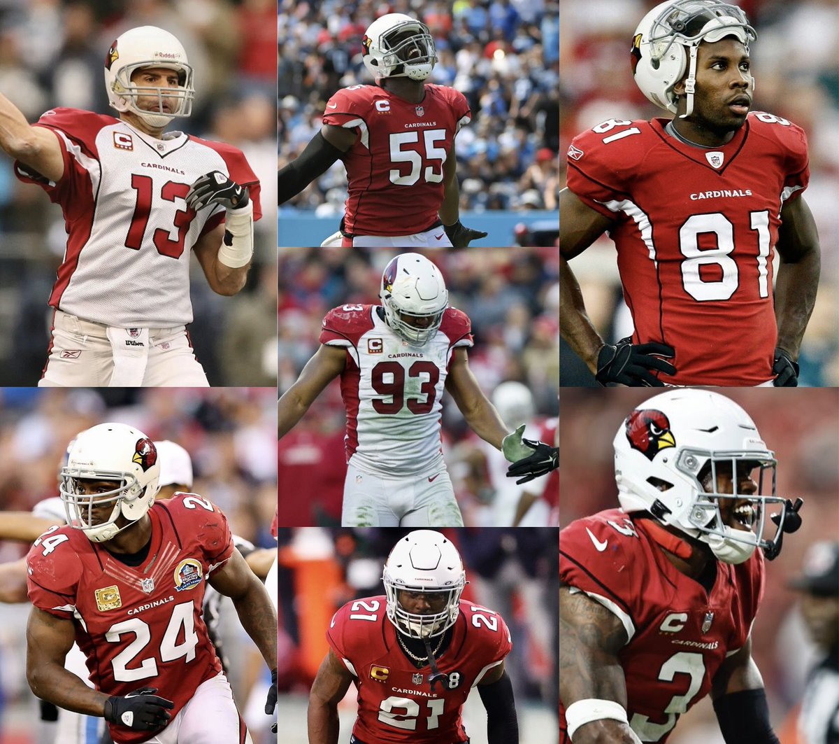 In honor of the new uniforms, who was the best player to ever wear the current set? 

(not named Larry Fitzgerald)