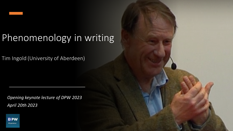 DauphineDpw's tweet image. Opening keynote lecture of the DPW 2023 by Tim Ingold. It begins in half an hour! Stay tuned #DPW2023 @Paris_Dauphine @DrmDauphine