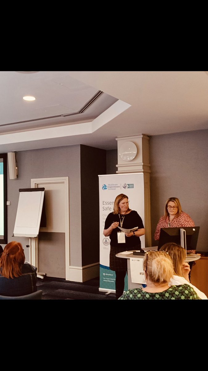 joanmarie500's tweet photo. Zoe and Christine @NHSBorders speaking about the power of collaboration and relationship building to drive forward improvements in person centred care and a reduction in falls👏👏 @Zeus836 @c_proudfoot #SPSPFalls https://t.co/TzW1r42syr