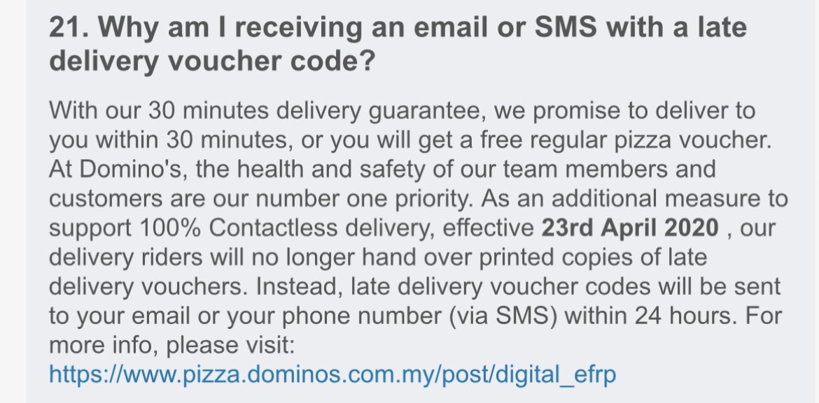 walteraaronwcy's tweet photo. @DominosMY your promise to deliver your pizza by 30 minutes is a total lie. It’s been more than an hour and yet, no pizza and no call from the branch regarding my pizza. Thank goodness I asked for COD. If you can’t keep up with the demand, stop taking orders 🤷🏻‍♂️ https://t.co/hhGcl8Tbbv