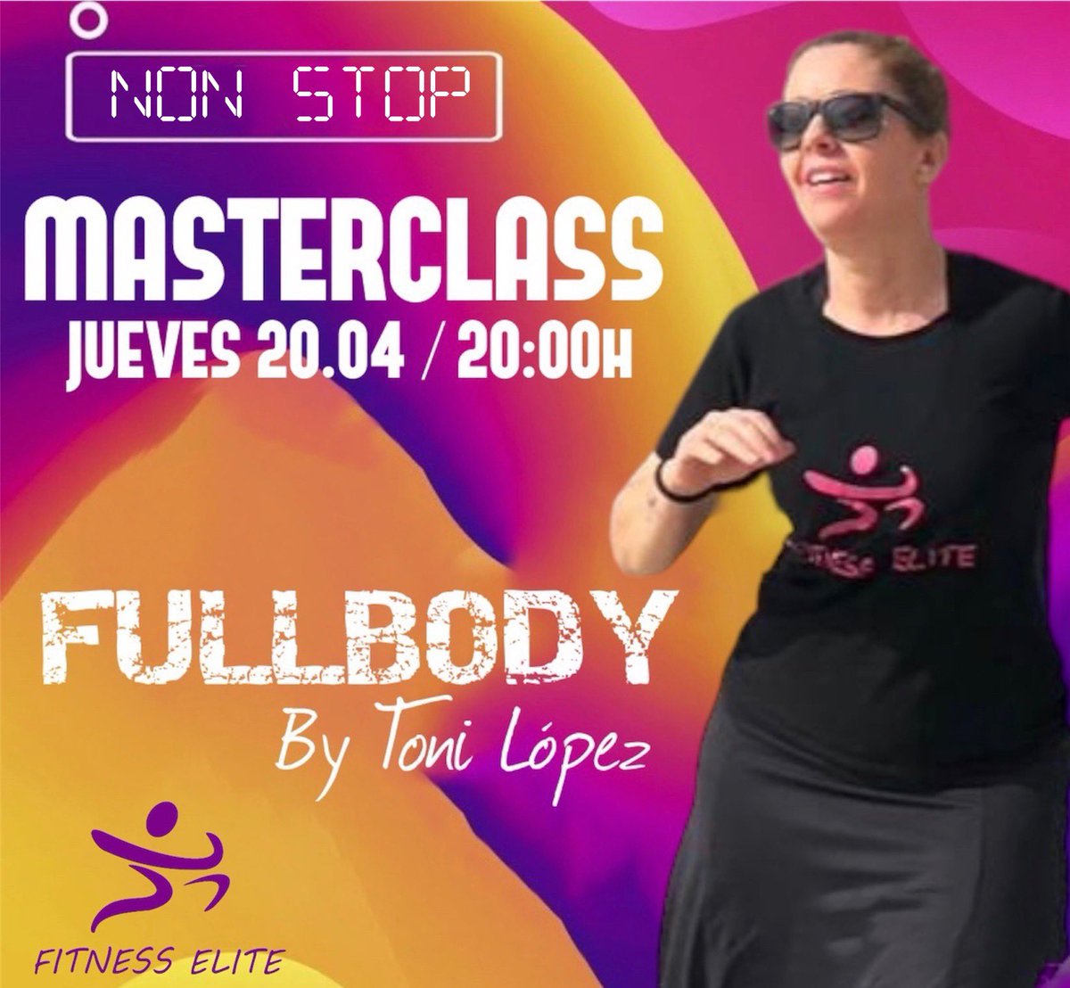💥 MASTERCLASS 💥💪 𝗙𝗨𝗟𝗟𝗕𝗢𝗗𝗬 𝗟𝗔𝗧𝗜𝗡 𝗦𝗘𝗦𝗦𝗜𝗢𝗡 

🗓 JUEVES, 20 de ABRIL
⏰ 20:00h
📍 FITNESS ELITE 

👉SÓLO en FITNESS ELITE👈

🕺VIVE las MEJORES MASTERCLASS de la mano de 𝗧𝗼𝗻𝗶 𝗟𝗼́𝗽𝗲𝘇

#gimnasio #gym #fitnessmotivation #fitnesslife #Masterclass #Fullbody