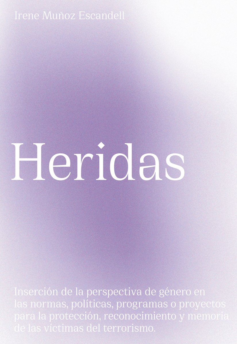 CovitePV's tweet photo. 'HERIDAS' es una investigación de @Imescandell sobre el impacto del #terrorismo en las vidas de las #víctimas que, antes de adquirir esa condición no buscada, son mujeres, hombres, niñas y niños.
Lo podéis leer en este enlace en la web de COVITE: https://t.co/iwhwW6geaA
#Género https://t.co/REcuDZQZ0M