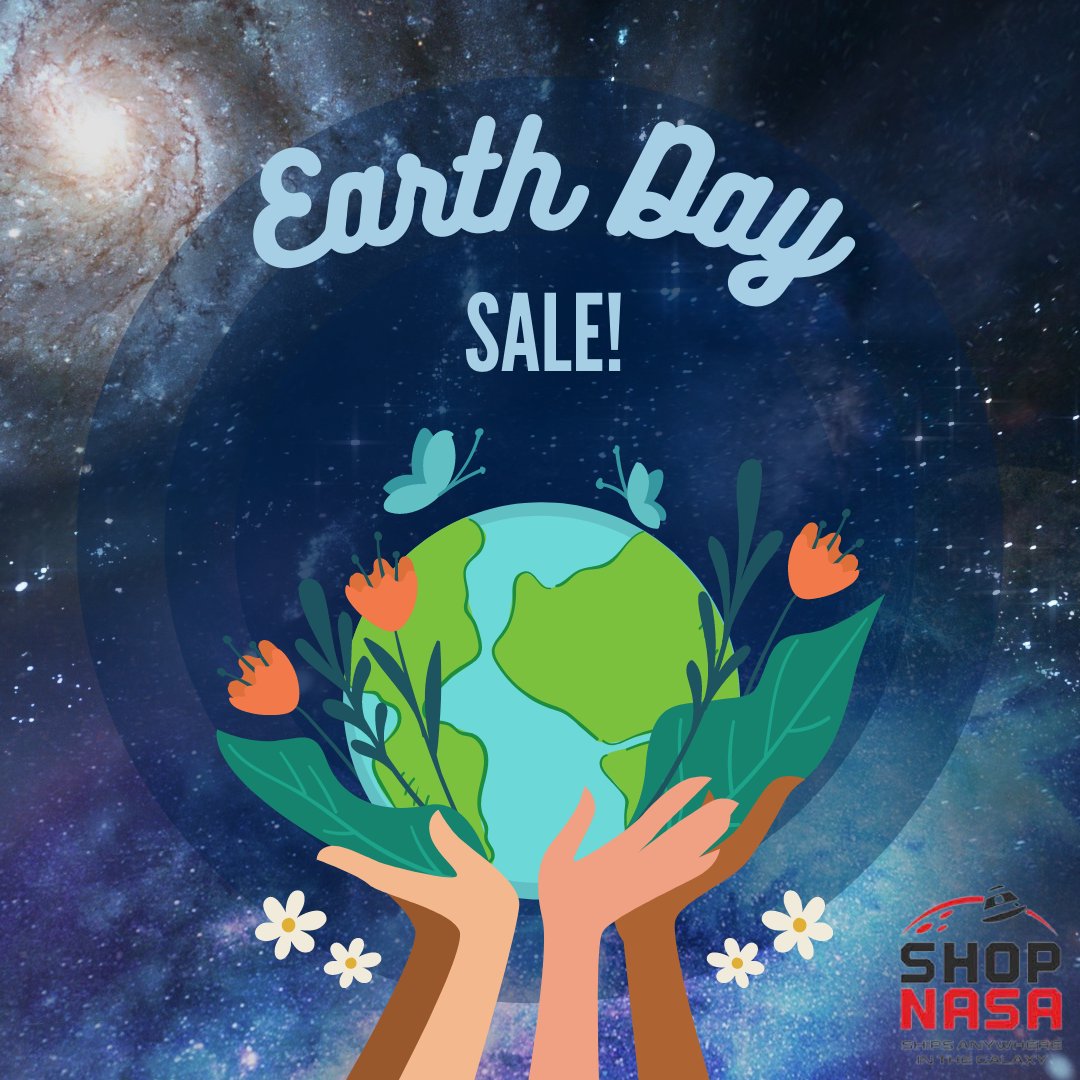 ShopNASA's tweet image. Celebrate Earth Day all weekend long with 15% off at the link in our bio! ✨🌎🌱💙

#ShopNASA #EarthDay #JSC #htx #NASA #LoveOurPlanet #ShopSmall