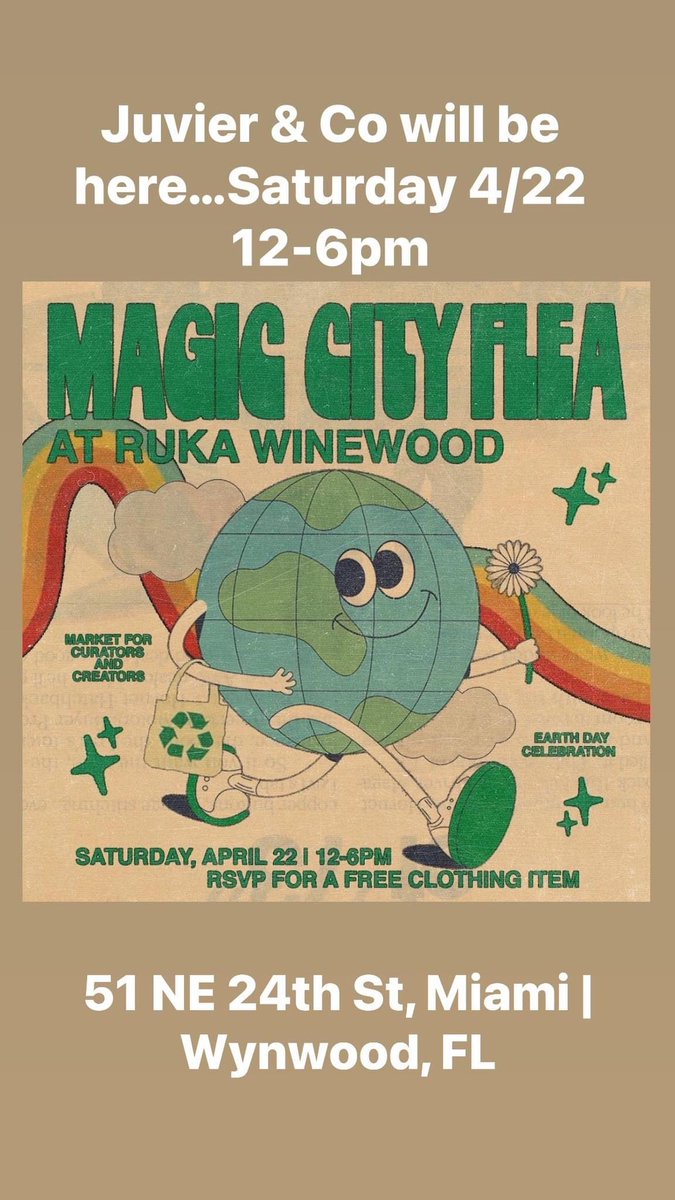 Juvier &amp; Co is coming to Miami for the first time…so exciting!