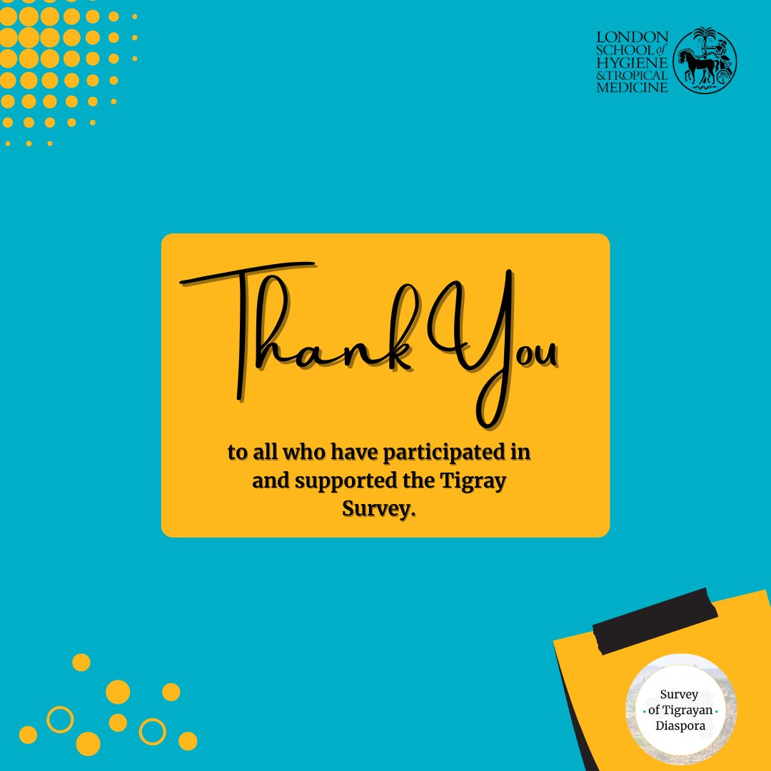 TigraySurvey's tweet photo. The #TigraySurvey is officially closed as of today. We would like to thank all those who participated in and supported the survey. This work would not have been possible without your crucial participation. We very much realize that the survey was not an easy task, so please see the mental health resources available at the link below if needed. We will keep you informed as we move into the analysis of survey results. 🙏🏽

መፅናዕቲ ትግራይ ካብ ሎሚ ጀሚሩ ብዕሊ ተዓፅዩ ኣሎ። ንኹሎም ኣብቲ ዳህሳስ ዝተሳተፉን ዝደገፉን ኣካላት ከነመስግኖም ንፈቱ። እዚ ስራሕ እዚ ብዘይ ልዑል ተሳትፎኹም ኣይምተኻእለን ነይሩ። እቲ መፅናዕቲ ቀሊል ዕማም ከምዘይነበረ ኣዚና ንርዳእ ኢና፡ ስለዚ ኣድላዪ እንተደኣ ኾይኑ ኣብዚ ኣብ ታሕቲ ዘሎ ሊንክ ዝርከብ ፀጋታት ጥዕና ኣእምሮ ርኣዩ። ናብ ትንተና ውፅኢት መፅናዕቲ ኣብ እንሰጋገረሉ እዋን ክንሕብረኩም ኢና። 🙏🏽

https://t.co/QGmWpojo0v