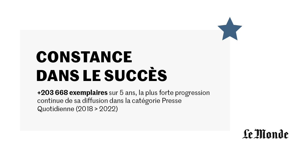 LeMondeEtVous's tweet photo. ⭐️⭐️⭐️ 𝑳𝒆 𝑴𝒐𝒏𝒅𝒆 récompensé par 3 étoiles @ACPMFrance. Merci pour votre fidélité ! ⭐️⭐️⭐️ 

#EtoilesACPM2023 @lemondefr https://t.co/RBdD7yP2MS
