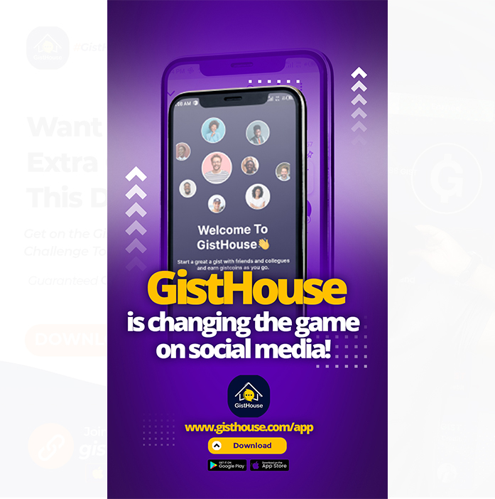 Gisthouseapp's tweet photo. 🔊📱🌍 GistHouse is changing the game on social media! Join the revolution today and be part of the community that's having meaningful conversations on various topics. Download Today 👇👇👇https://t.co/mYrtQdIEg6 

#GistHouse #RevolutionizingSocialMedia #JoinTheConversation 🤝🌟 https://t.co/HtNKEnVqM1