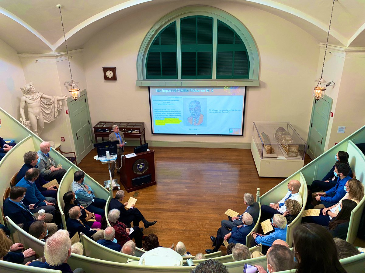 NataliaRostMD's tweet photo. The @MassGeneralNews #EtherDome is standing room only ๐๐ for @NINDSdirector C. Miller Fisher Visiting Professor #GrandRounds ๐๐๐@MGHNeurology @MGHNeuroSci #MGHStroke #ResilientBrain #BrainHealth #RostLab #BostonStrong #MGHProud @ComaRecoveryLab @guroledip @AneeshSinghalMD https://t.co/7qP1uo2IAj