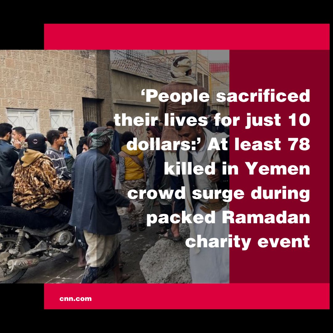 Our thoughts are with the families of those involved in the horrifying stampede of people in Sanaa, Yemen. At least 78 people were killed and dozens injured as hundreds crowded into a school to receive Ramadan donations of about $9 from local merchants. 
#OnYourRadar #Yemen