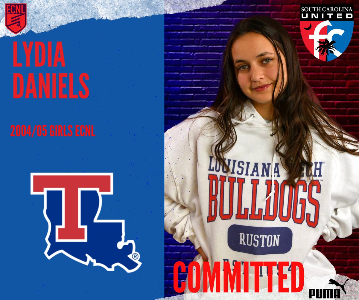 Congratulations to Lydia Daniels 2004/05 <a href="/ECNLgirls/">ECNL Girls</a>  for committing to play <a href="/LATechSOC/">LA Tech Soccer ⚽</a>!

#scufc #scufcfam