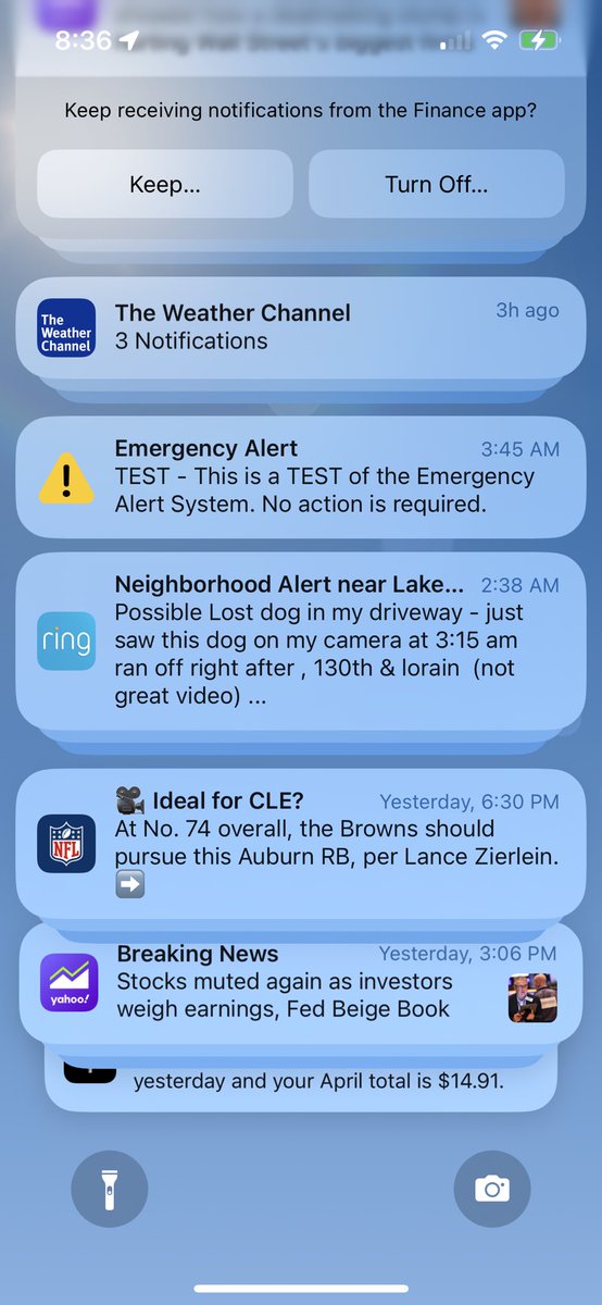 Who sends an emergency alert test at 3:45am????? <a href="/Apple/">Apple</a>