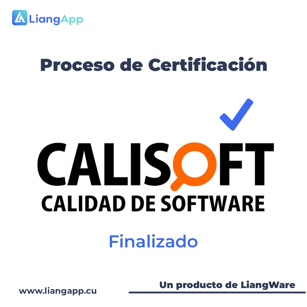 LiangApp_cu's tweet photo. 🤩Con gran satisfacción les compartimos que ya obtuvimos el Dictamen Positivo de @Calisoft1608, el último que nos faltaba para culminar el proceso de evaluación y solicitar la Certificación de nuestro Sistema de Contabilidad en la Nube LiangApp. 😎 https://t.co/nZRMtDK3OT