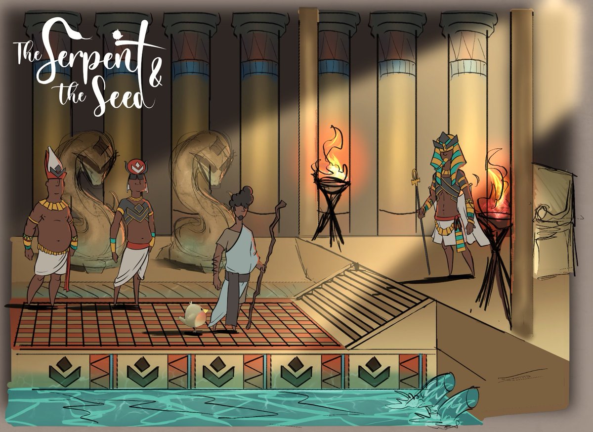 SerpentSeedGame's tweet photo. Had another good project management meeting today, planning the next 12 weeks until we head to the Christian Game Developers Conference in California in July. We're going to do our best to have the key moments from Act 2 ready, visiting Abraham&Isaac, Moses and David #gamedev https://t.co/X4WWg7Y0DK
