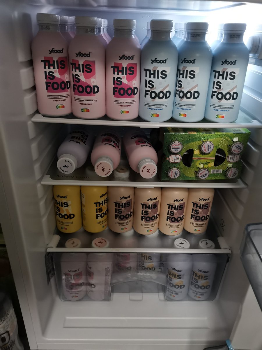 Vorrat aufgefüllt.

Bin mal auf Creamy Cookie gespannt ✌🏽😁

#Yfood