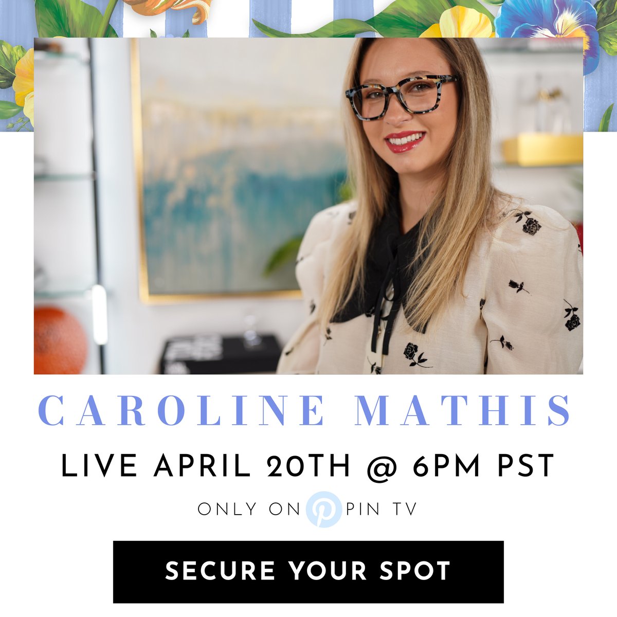 TONIGHT @ 6 PM PST/9 PM EST! Shop our collections LIVE with Caroline!😍  : bit.ly/3oq9Wrk