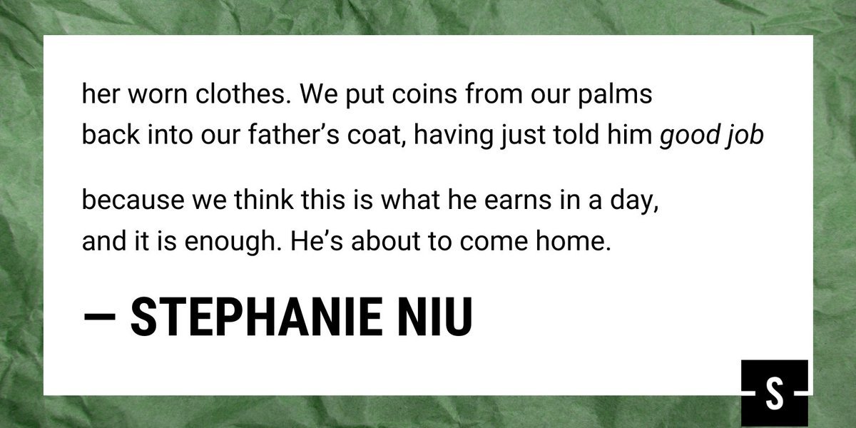 “Today’s ingenious poem calls attention to the lived realities of financial literacy, how it’s touch & go, and how it’s thrust upon us if we are not fortunate to receive those lessons in our home.” Today’s poem is “Learning Money in Reverse” by @niusteph bit.ly/3KTSymD