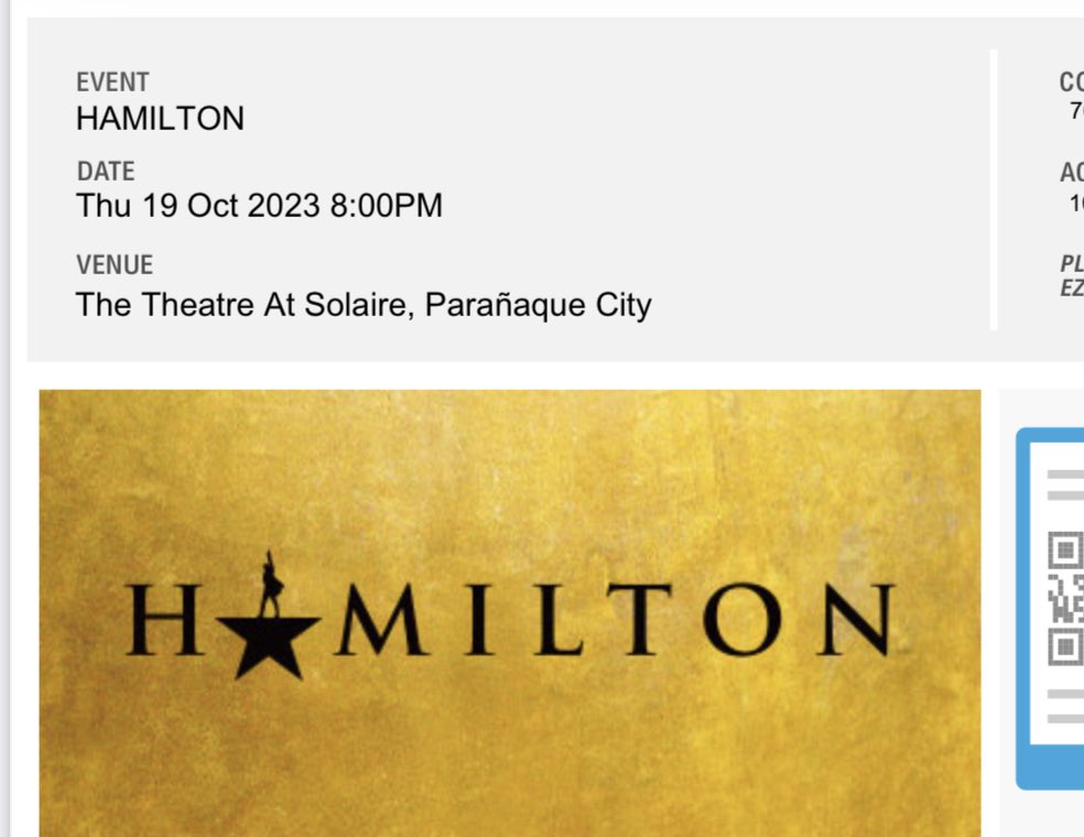 vanteblep's tweet photo. wts lfb ph

hamilton manila (the theatre at solaire) 

— 2 tickets
— october 19 
— B Reserve (Row FF) 
— selling at face value!

dm if interested!! 🤍 https://t.co/Ec1J7l7pbj