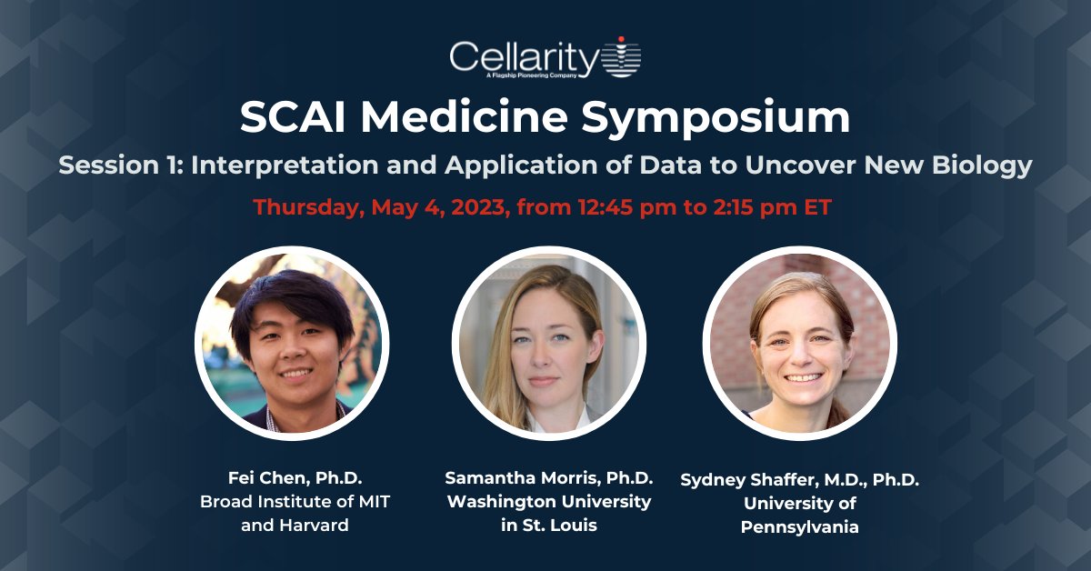 How can #singlecell and other omics data uncover new #biology?

Join us on May 4 at #SCAIM23, and learn more from Drs. Fei Chen, Samantha Morris, and <a href="/sydshaffer/">Sydney Shaffer</a>.

Register now. 
Virtual: bit.ly/3m4Cbv4
Or in person: bit.ly/3mMSb5e

<a href="/insitubiology/">Fei Chen Lab</a>, <a href="/morris_lab/">Samantha Morris</a>