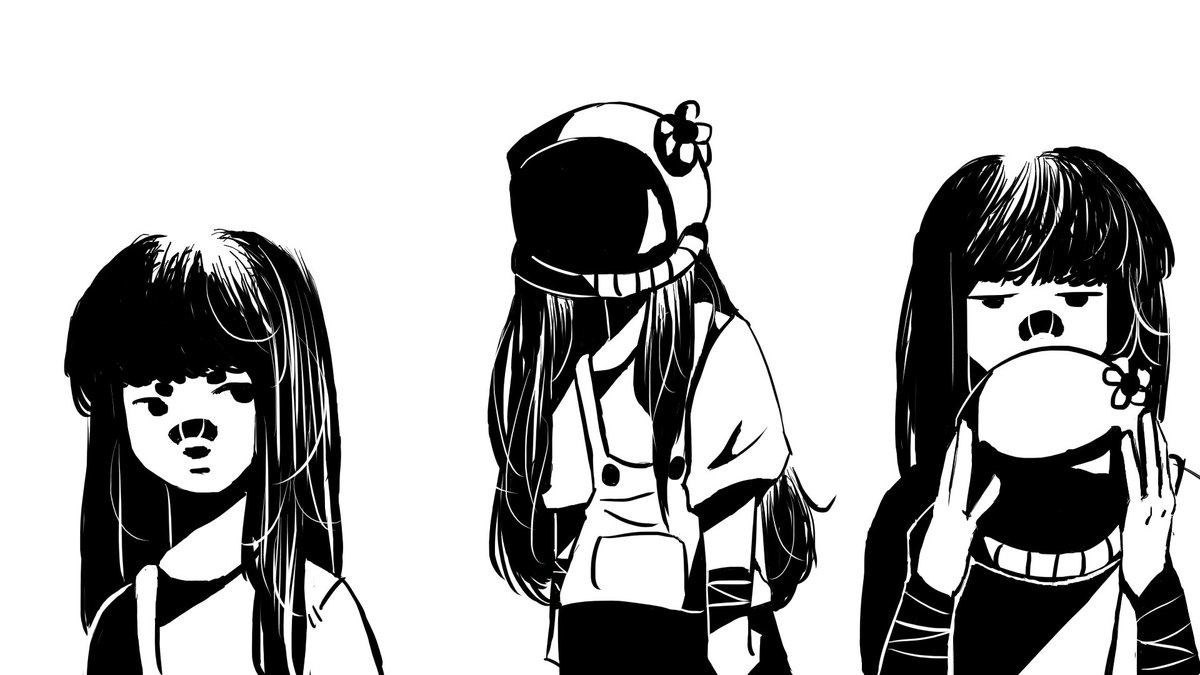 Ghost? Bloqueio criativo? Só o padrão...
#OC  #originalcharacter #digitalart