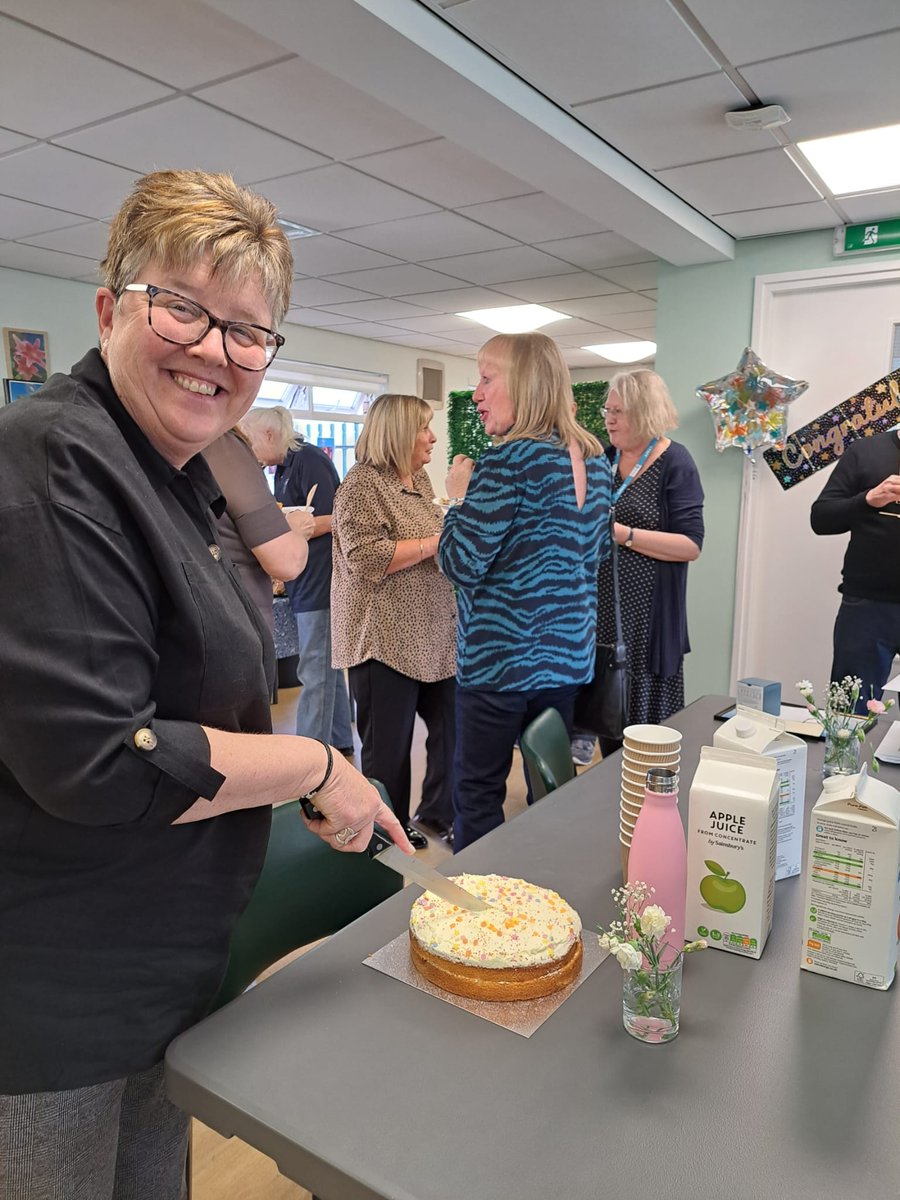 boltoncarers's tweet photo. Our very own Bev celebrating 20 years of exemplary service with Bolton Carers Support  #BoltonCarers https://t.co/1BGBrUeBB2